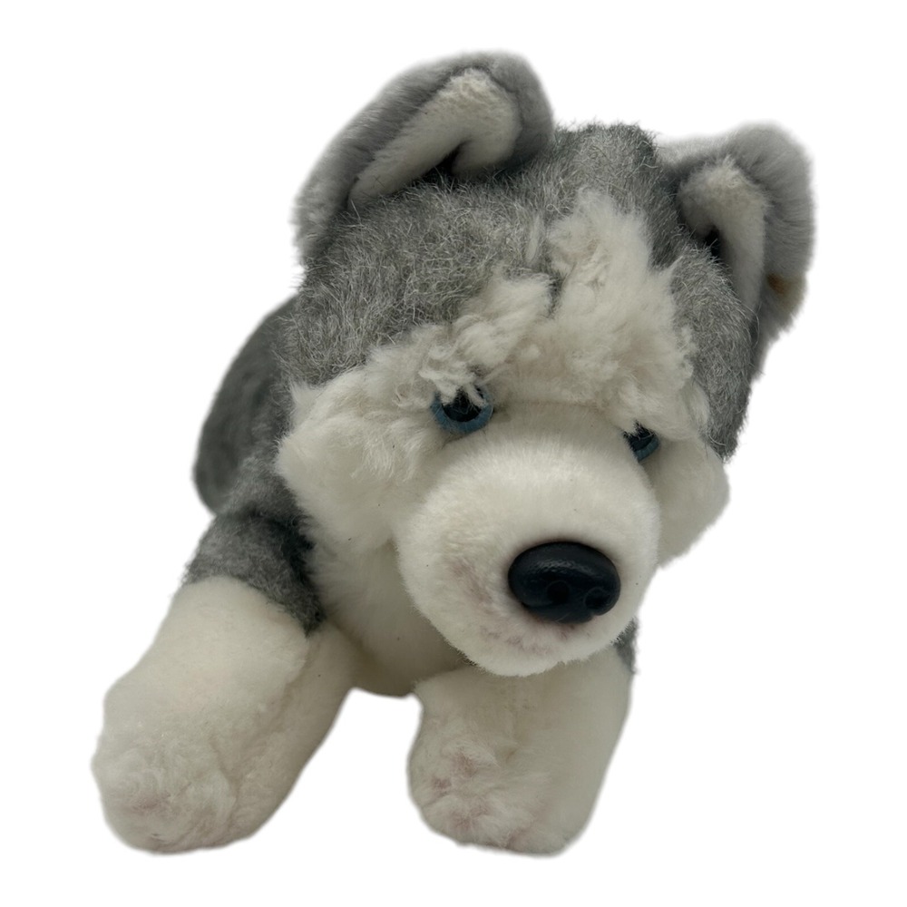 Russ Yomiko Classics Siberian Husky Gray & White Puppy Dog Plush 10"